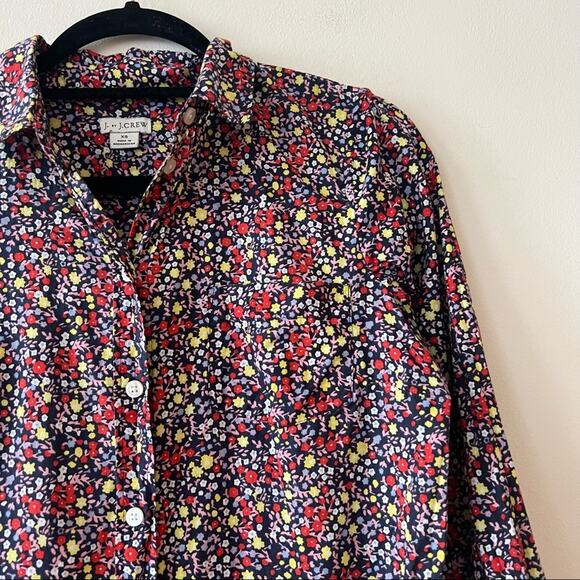 J. Crew Ditsy Floral Print Button Down Shirt - Picture 5 of 8